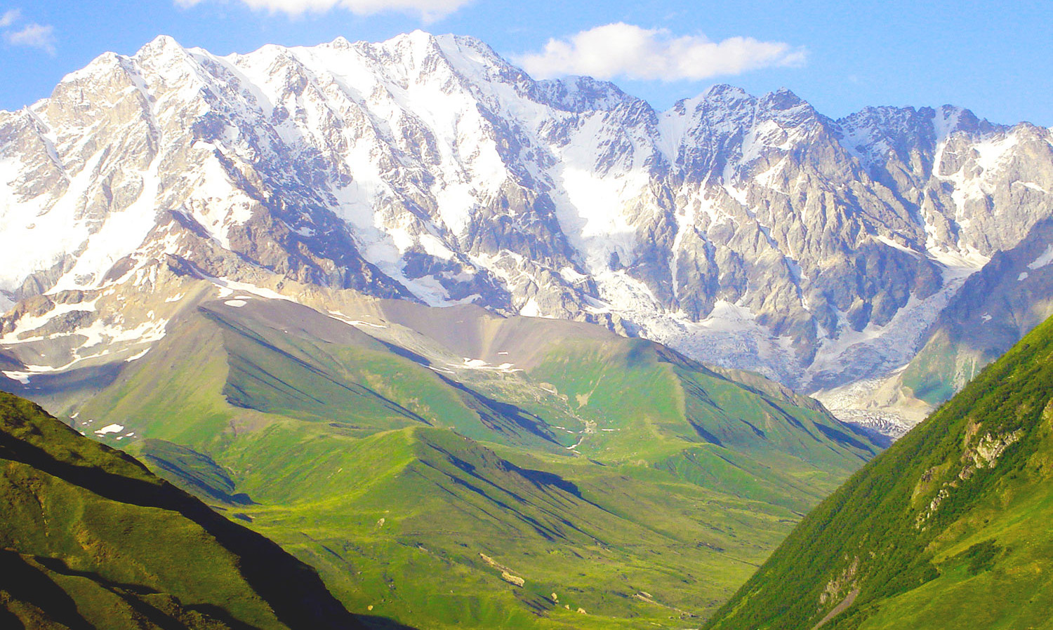 Shkhara, Greater Caucasus Mountains, Svaneti, Georgia