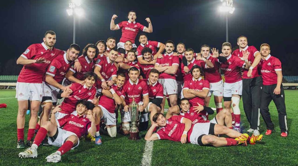 Georgian U-18 Rugby Team Wins Sixth European Championship