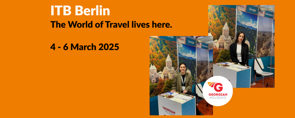 Entdecken Sie die Welt mit Georgian Holidays auf der ITB Berlin